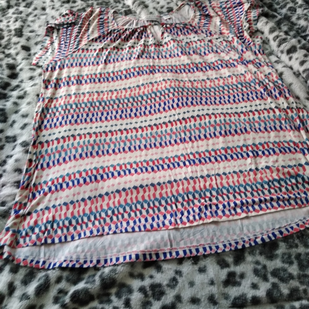Avenue cap sleeve top